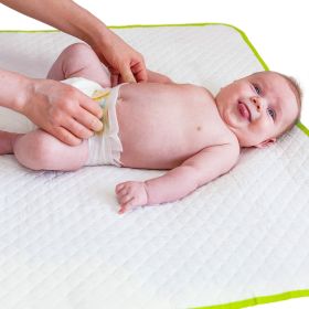 Portable Changing Pad for Home Travel Biggest Reusable Waterproof Changing Mat Extra Large Size 25.5 x 31.5 inch Reinforced Double Seams